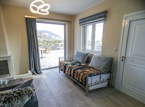 Bed, View (from property/room), Balcony/Terrace, Living room, Photo of the whole room, Seating area, Dining area, Bedroom