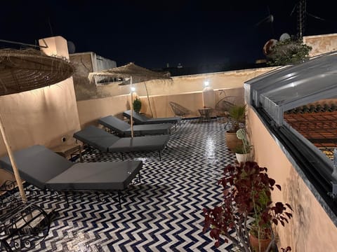 Patio, Night, Balcony/Terrace