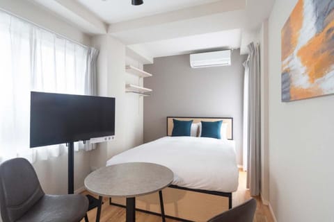 Bed, Living room, Bedroom