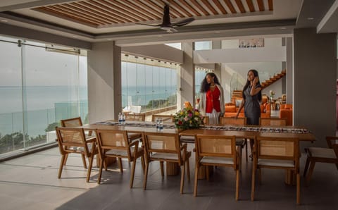 View (from property/room), Living room, Sea view