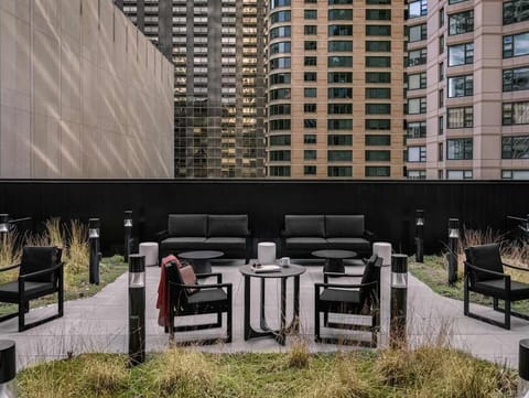 Property building, Communal lounge/ TV room, Garden, Balcony/Terrace, Seating area