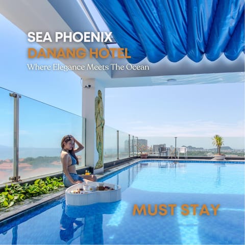 Day, Logo/Certificate/Sign, Pool view, Sea view, Swimming pool, Swimming pool