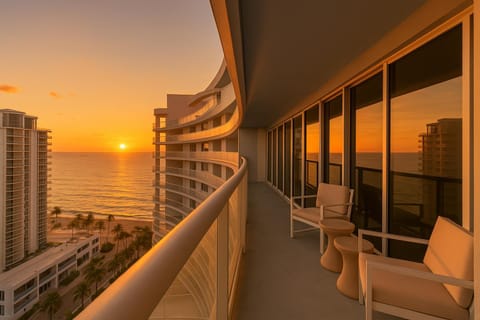 Balcony/Terrace, Sea view, Sunrise