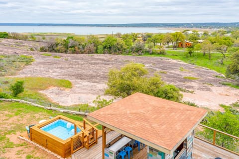 6bed 4bath 3 acres with 18i0 degree views pool firepit House in Lake Buchanan