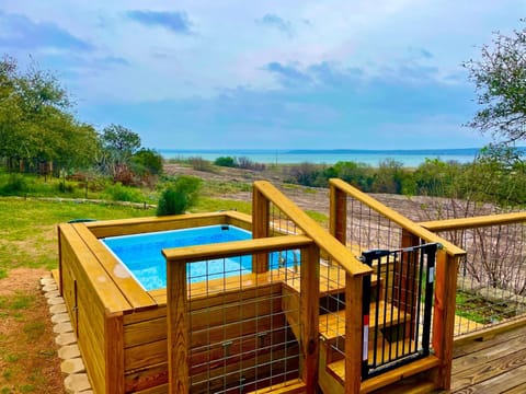 6bed 4bath 3 acres with 18i0 degree views pool firepit House in Lake Buchanan