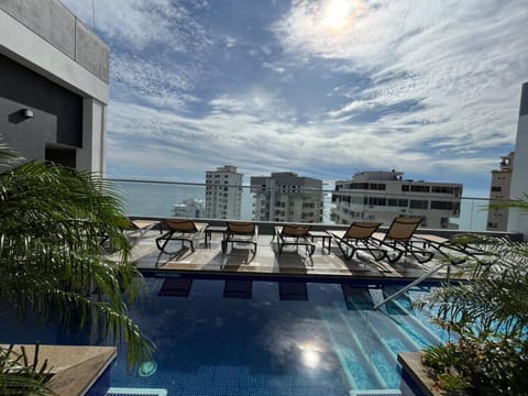 Day, Natural landscape, Balcony/Terrace, Pool view, Sea view