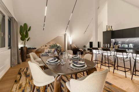 Bahnhofstrasse Designer Penthouse Private Rooftop Apartment in Zurich City