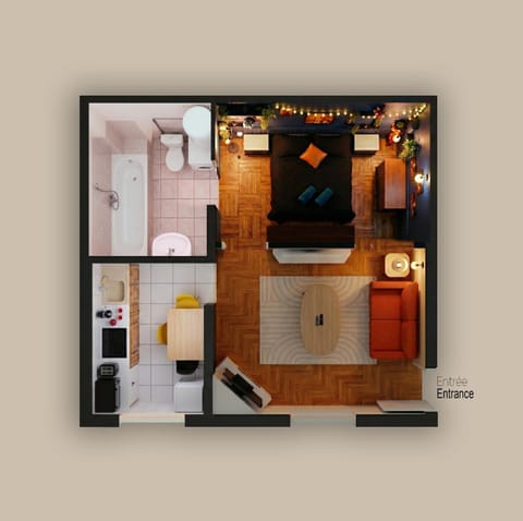 Bathroom, Living room, Floor plan, Bedroom, Bath, kitchen