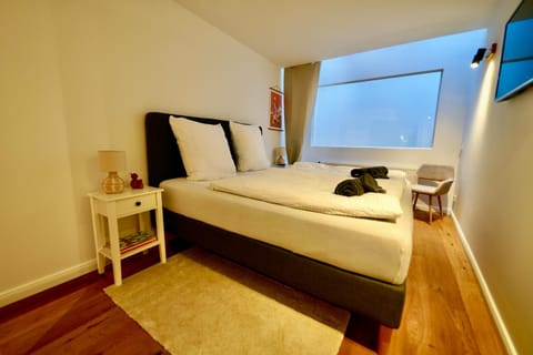 Bed, TV and multimedia, Photo of the whole room, Bedroom, towels