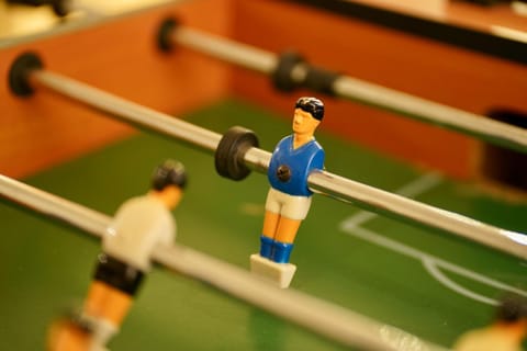 Game Room, group of guests