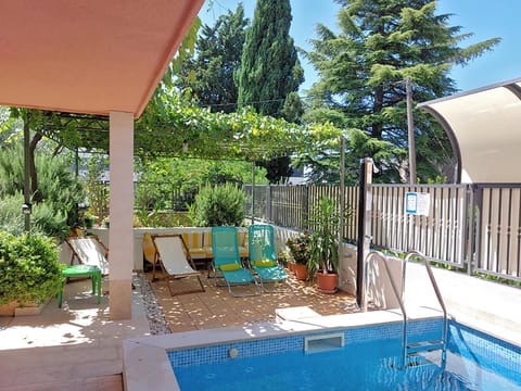 Patio, Garden, Balcony/Terrace, Pool view