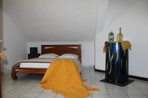 Bed, Bathroom, Bedroom