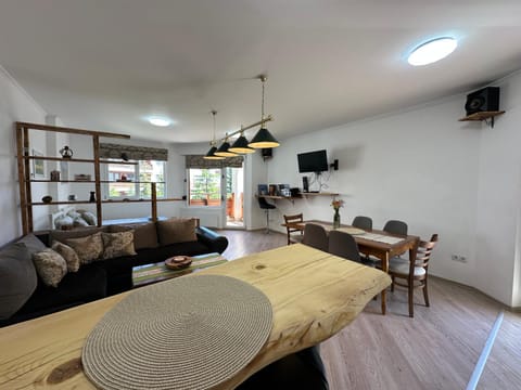 Communal lounge/ TV room, TV and multimedia, Kitchen or kitchenette, Living room, Seating area, Dining area