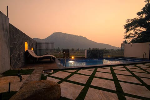 Pool view, Sunrise, Sunset