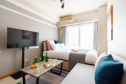 Bed, Living room, Bedroom