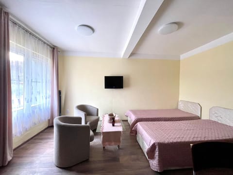 Bed, TV and multimedia, Living room, Photo of the whole room