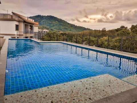 Natural landscape, Mountain view, Pool view, Swimming pool