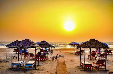 Nearby landmark, Beach, Sea view, Sunrise, sunbed