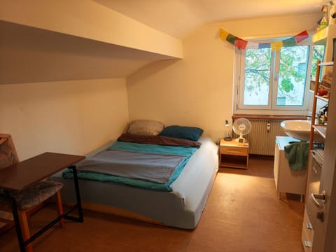 Bed, Living room, Photo of the whole room, Seating area, Bedroom
