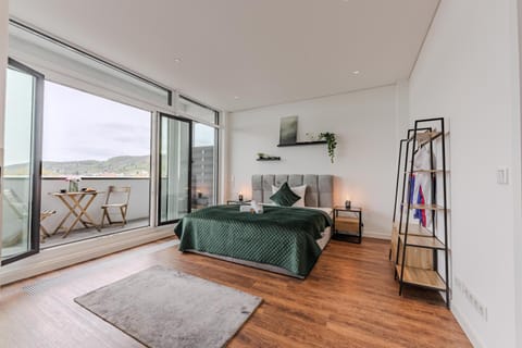 Bed, View (from property/room), Balcony/Terrace, Living room, Photo of the whole room, Seating area, Bedroom