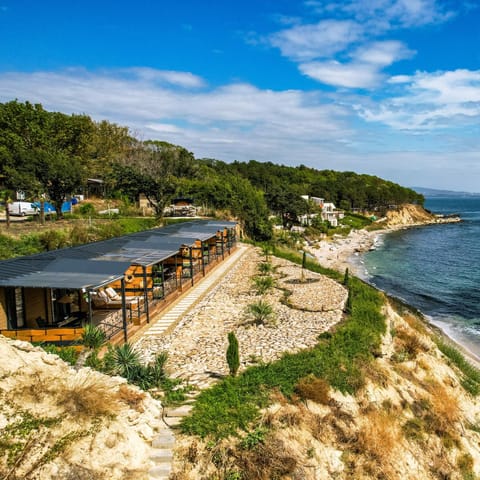Property building, Natural landscape, Beach, Sea view, Location