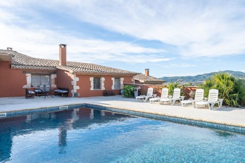 Property building, Living room, Swimming pool