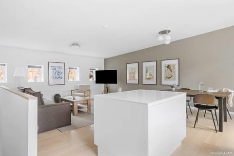 The Hidden Courtyard Loft Apartment in Aarhus