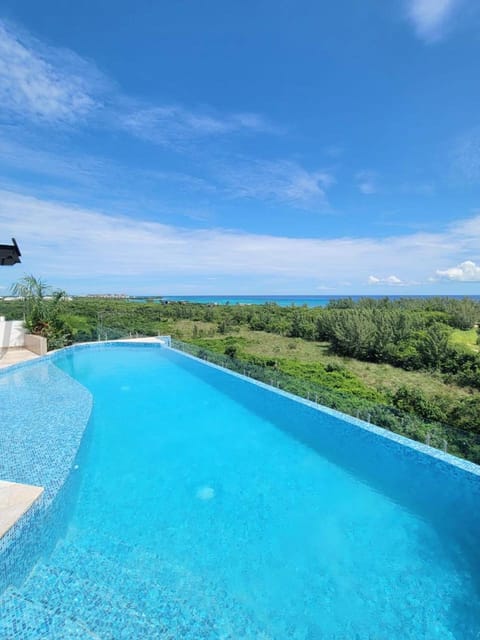 Nearby landmark, Natural landscape, Pool view, Sea view, Swimming pool