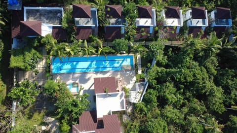 Property building, Day, Bird's eye view, Garden, Pool view, Swimming pool