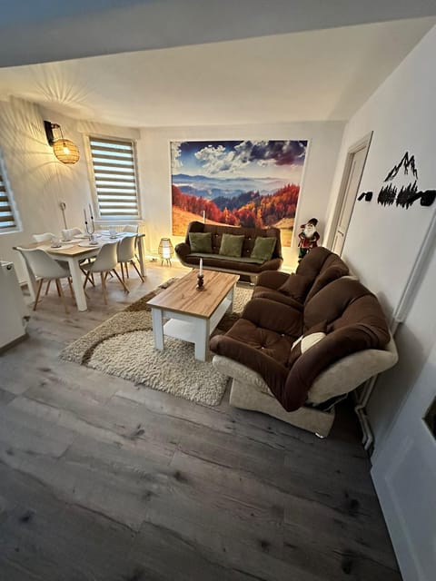 Living room, Seating area, Dining area