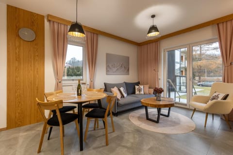 Living room, Seating area, Dining area