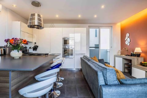 Vibrant Penthouse with Terrace St Julians Sleeps 4 Apartment in Sliema