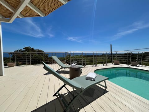 Patio, Sea view, Swimming pool