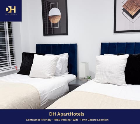 Spacious Modern 1 Bed Apartments in St Neots - Perfect for Contractors & Professionals - Free Parking - WiFi - Fully Equipped Kitchen - Smart TV Ideal for Work Stays and Long Projects Apartment in Huntingdonshire District