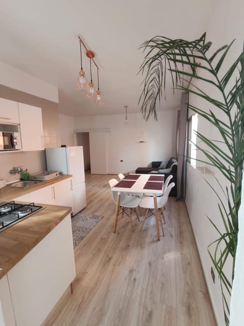 Kitchen or kitchenette, Dining area, stove