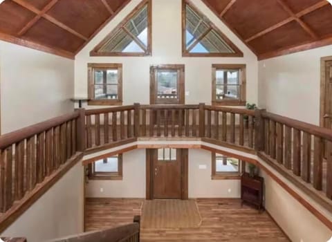 Log Castle and a spring-fed lake House in Carrollton