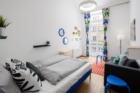 Bed, Balcony/Terrace, Seating area, Bedroom