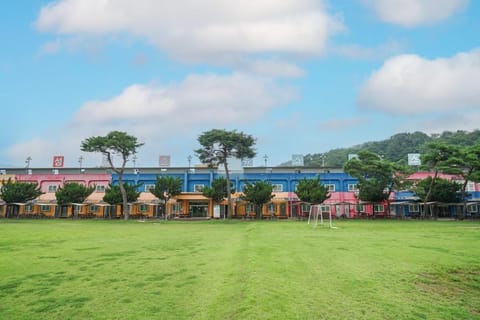 Property building, Garden view