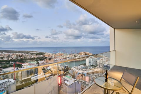 Day, View (from property/room), Balcony/Terrace, Balcony/Terrace, Seating area, Sea view