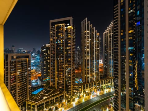 Property building, Night, City view