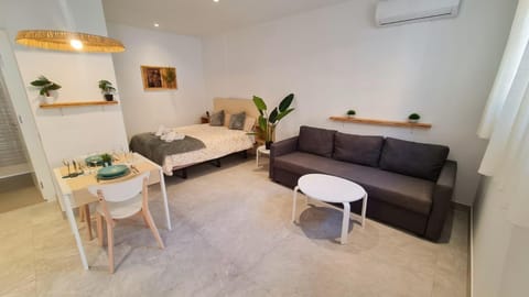 Bed, View (from property/room), Living room, Dining area