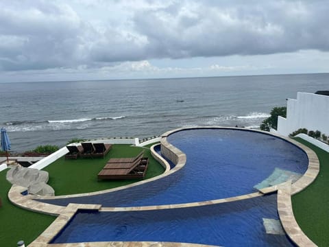 Nearby landmark, Day, Natural landscape, Pool view, Sea view, Swimming pool