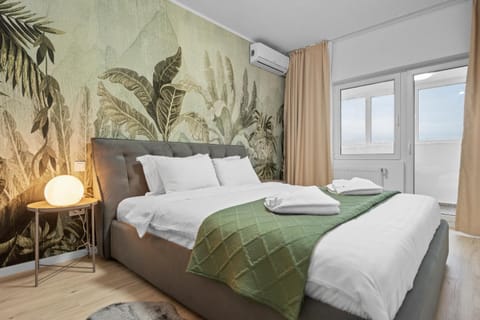 Bed, Bedroom, air conditioner