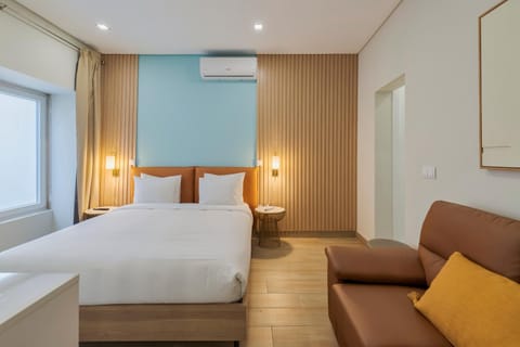Bed, Bedroom, air conditioner