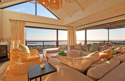 Living room, Seating area, Sea view