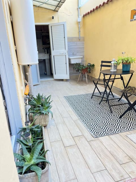 Property building, Patio