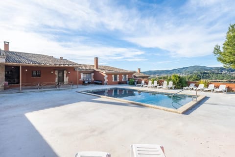 Property building, Living room, Swimming pool