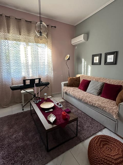 Living room, air conditioner