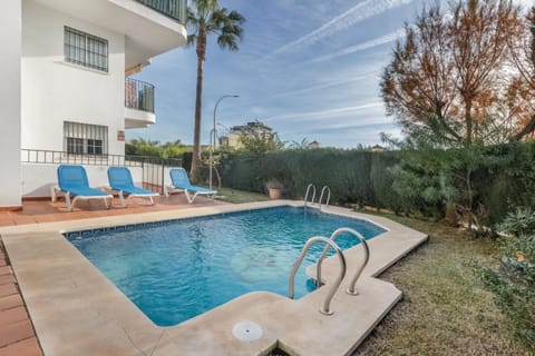 Property building, Living room, Swimming pool