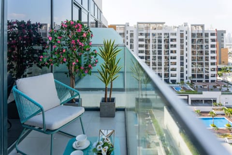 View (from property/room), Balcony/Terrace, Pool view